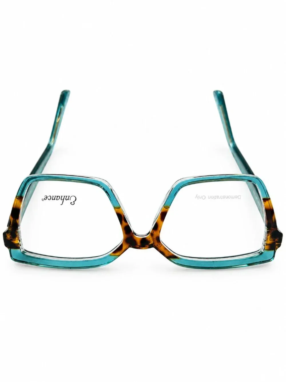 Enhance EN4441 Green/Tortoise 55-17-150 Eyeglass Frames